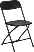 Black Plastic Folding Chair Black Plastic Folding Chair
