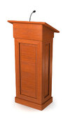 Wooden Podium w/ Mic Amp Wooden Podium w/ Mic Amp